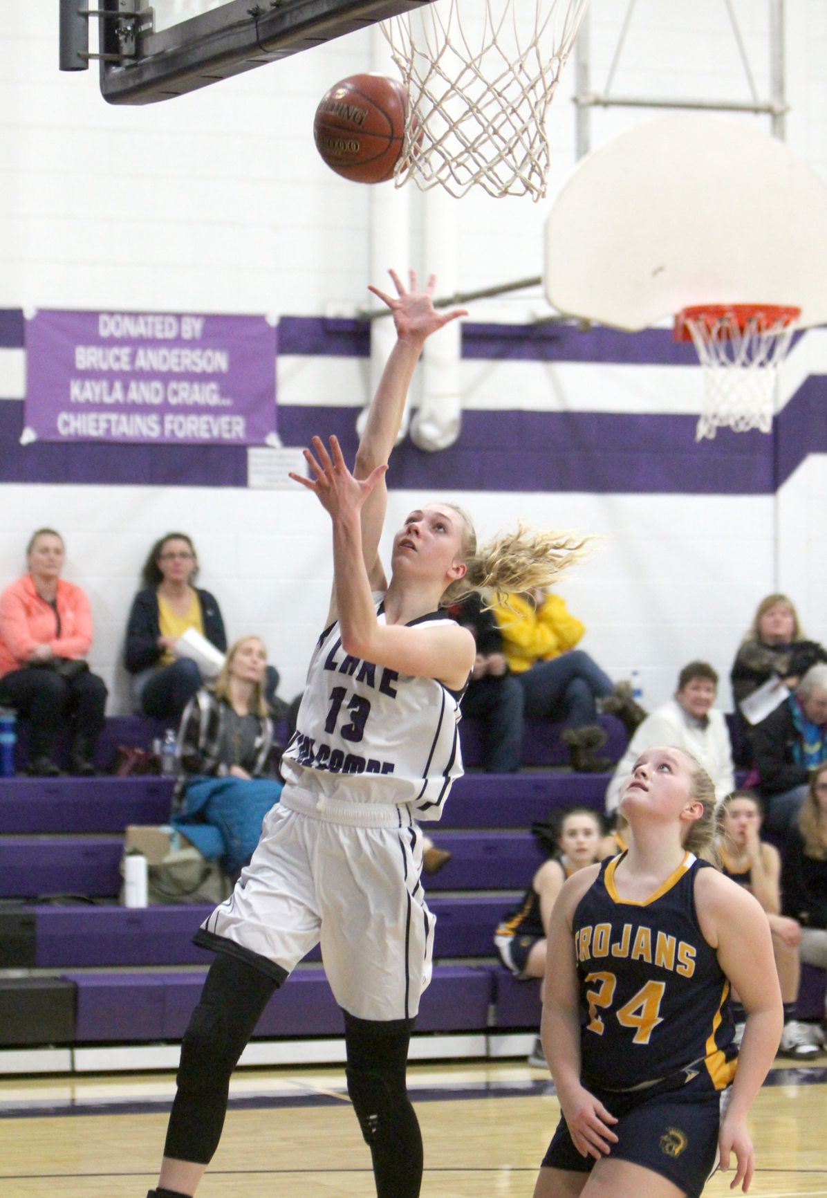 New Auburn at Lake Holcombe girls basketball 12-13-19